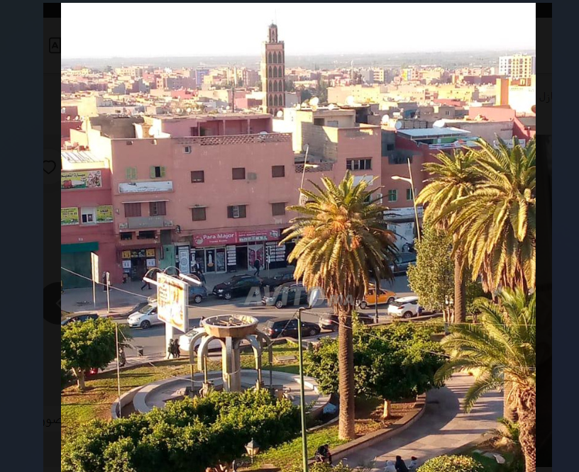 شقة مفروشة للعائلات فقط -وسط مدينة بنى ملال