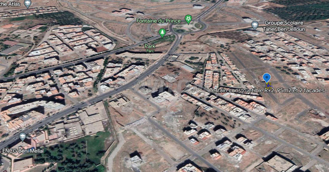أرض للبيع في بني ملال -Terrain constructible à vendre à Béni Mellal